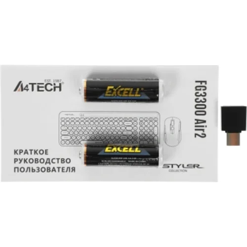 Клавиатура + мышь A4Tech Fstyler FG3300 Air2 клав:серый мышь:серый USB беспроводная slim Multimedia Клавиатура + мышь A4Tech Fstyler FG3300 Air2 клав:серый мышь:серый USB беспроводная slim Multimedia